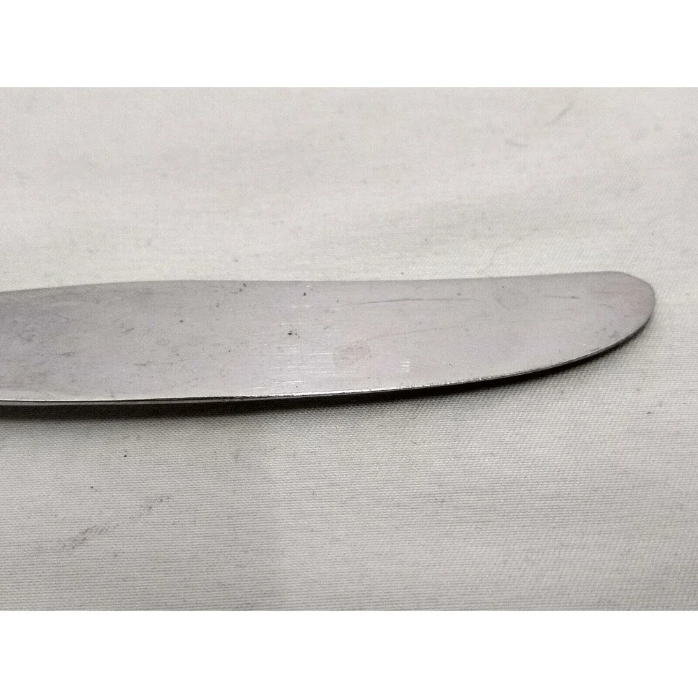 VINTAGE Oneida Silver Twilight Rose Modern Hollow Knives Set of 6 (Made in USA)